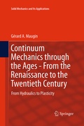 Cover: Continuum Mechanics through the Ages - From the Renaissance to the Twentieth Century - Springer