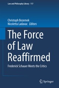 Cover: The Force of Law Reaffirmed - Springer