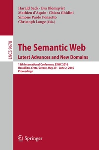 Enlarge image Cover: The Semantic Web. Latest Advances and New Domains - Springer