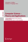 Cover: Computer Science - Theory and Applications - Springer