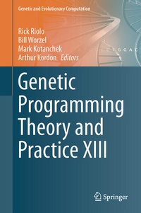 Enlarge image Cover: Genetic Programming Theory and Practice XIII - Springer