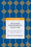 Cover: On Doing Fieldwork in Palestine - Palgrave Macmillan
