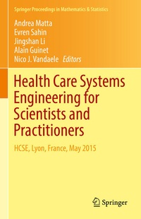 Enlarge image Cover: Health Care Systems Engineering for Scientists and Practitioners - Springer