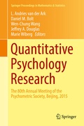 Cover: Quantitative Psychology Research - Springer