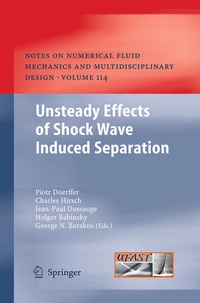 Enlarge image Cover: Unsteady Effects of Shock Wave induced Separation - Springer