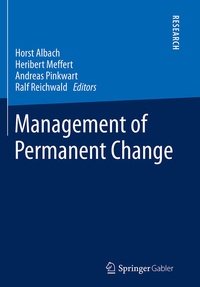 Enlarge image Cover: Management of Permanent Change - Springer Gabler
