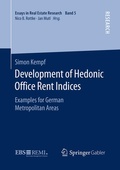 Cover: Development of Hedonic Of?ce Rent Indices - Springer Gabler