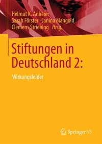 Abbildung von: Stiftungen in Deutschland 2: - Springer VS