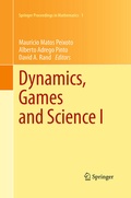 Cover: Dynamics, Games and Science I - Springer