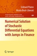 Cover: Numerical Solution of Stochastic Differential Equations with Jumps in Finance - Springer