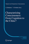Cover: Characterizing Consciousness: From Cognition to the Clinic? - Springer