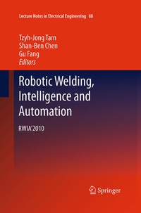 Enlarge image Cover: Robotic Welding, Intelligence and Automation - Springer