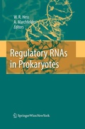 Cover: Regulatory RNAs in Prokaryotes - Springer
