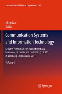 Enlarge image Cover: Communication Systems and Information Technology - Springer
