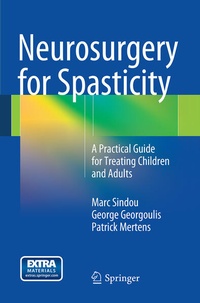 Enlarge image Cover: Neurosurgery for Spasticity - Springer
