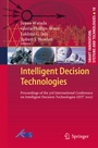 Cover: Intelligent Decision Technologies - Springer