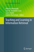 Cover: Teaching and Learning in Information Retrieval - Springer