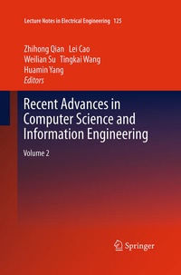 Enlarge image Cover: Recent Advances in Computer Science and Information Engineering - Springer