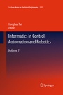 Cover: Informatics in Control, Automation and Robotics - Springer