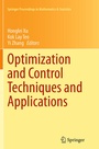 Cover: Optimization and Control Techniques and Applications - Springer