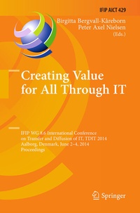 Abbildung von: Creating Value for All Through IT - Springer