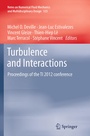 Cover: Turbulence and Interactions - Springer