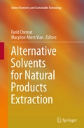 Cover: Alternative Solvents for Natural Products Extraction - Springer