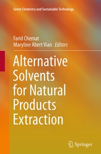 Abbildung von: Alternative Solvents for Natural Products Extraction - Springer