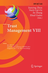 Abbildung von: Trust Management VIII - Springer
