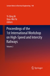 Abbildung von: Proceedings of the 1st International Workshop on High-Speed and Intercity Railways - Springer