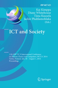 Abbildung von: ICT and Society - Springer