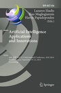 Cover: Artificial Intelligence Applications and Innovations - Springer