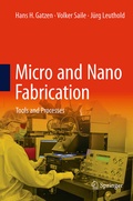 Cover: Micro and Nano Fabrication - Springer