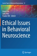 Cover: Ethical Issues in Behavioral Neuroscience - Springer