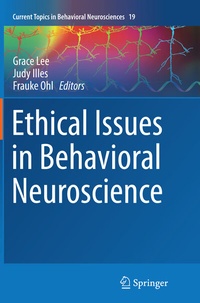 Enlarge image Cover: Ethical Issues in Behavioral Neuroscience - Springer