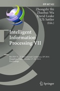 Cover: Intelligent Information Processing VII - Springer
