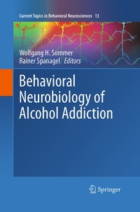 Abbildung von: Behavioral Neurobiology of Alcohol Addiction - Springer