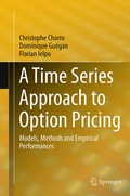 Cover: A Time Series Approach to Option Pricing - Springer