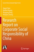 Cover: Research Report on Corporate Social Responsibility of China - Springer