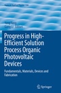 Cover: Progress in High-Efficient Solution Process Organic Photovoltaic Devices - Springer