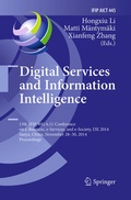 Cover: Digital Services and Information Intelligence - Springer