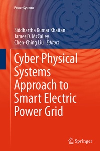 Enlarge image Cover: Cyber Physical Systems Approach to Smart Electric Power Grid - Springer
