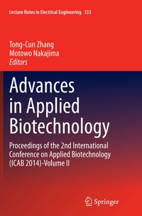 Enlarge image Cover: Advances in Applied Biotechnology - Springer