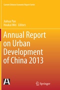 Cover: Annual Report on Urban Development of China 2013 - Springer
