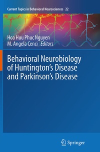 Abbildung von: Behavioral Neurobiology of Huntington's Disease and Parkinson's Disease - Springer