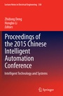 Cover: Proceedings of the 2015 Chinese Intelligent Automation Conference - Springer