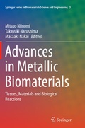 Cover: Advances in Metallic Biomaterials - Springer