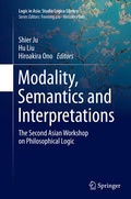 Cover: Modality, Semantics and Interpretations - Springer