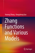 Cover: Zhang Functions and Various Models - Springer