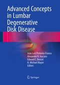Cover: Advanced Concepts in Lumbar Degenerative Disk Disease - Springer